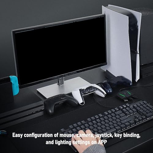 RiToEasysports Spielekonsolen-Maus- und Tastaturkonverter, RGB-Licht, Präzise Steuerung für XS- und -Gaming-Enthusiasten Bild 2