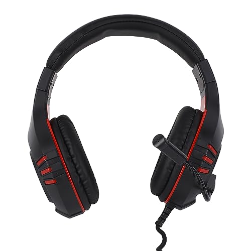 Jectse Gaming-Headset für, RGB-Over-Ear-Headset MIT Geräuschunterdruckendem Mikrofon, KabelgeBundener Bass-Stereo-Sound-Line-Control-Koopfhörer MIT Jungtiven Ohrschützern Bild 4