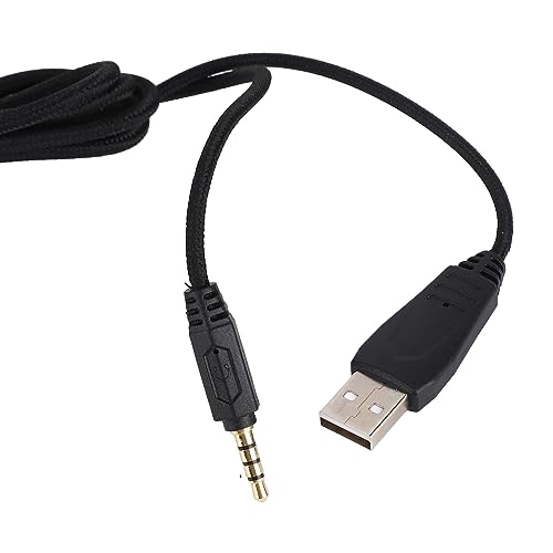 Jectse Gaming-Headset für, RGB-Over-Ear-Headset MIT Geräuschunterdruckendem Mikrofon, KabelgeBundener Bass-Stereo-Sound-Line-Control-Koopfhörer MIT Jungtiven Ohrschützern Bild 7