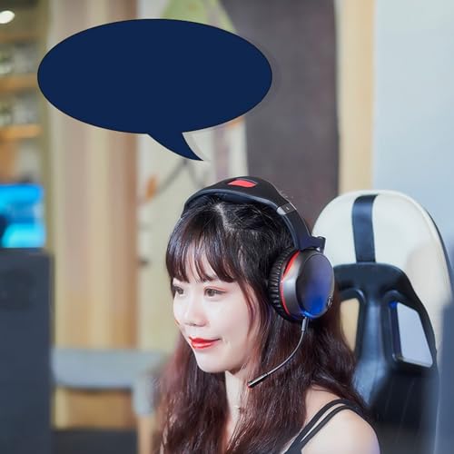 Jectse PC-Gaming-Headset, Stereo-Gaming-Koopfhörer-MIT 7.1 Virtueller Surround-Sound, 2,4 G Kabellose Over-Ear-Chopfhörer MIT Geräuschunterdruckendem Mikrofon, für PC-Laptop-Schicht-Schicht Bild 4