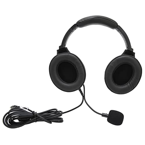 Jectse Gaming-Headset Mikrofon, Kabelgebundener USB-Over-Ear-Koopfhörer MIT Soundkarte, Tragbares, Geräuschunterdruckende, Komfortables Gamer-Headset für Home-Office in Derschule Bild 1