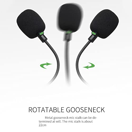 Jectse Gaming-Headset Mikrofon, Kabelgebundener USB-Over-Ear-Koopfhörer MIT Soundkarte, Tragbares, Geräuschunterdruckende, Komfortables Gamer-Headset für Home-Office in Derschule Bild 3