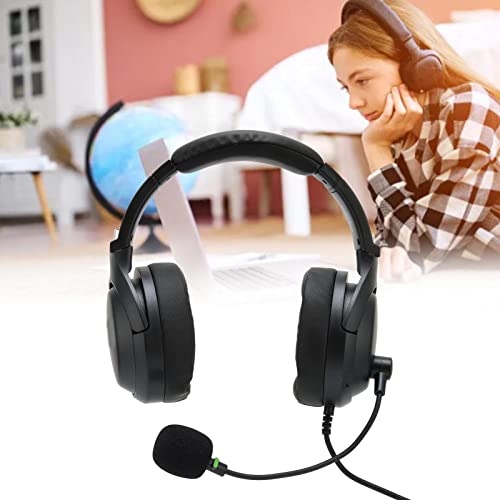 Jectse Gaming-Headset Mikrofon, Kabelgebundener USB-Over-Ear-Koopfhörer MIT Soundkarte, Tragbares, Geräuschunterdruckende, Komfortables Gamer-Headset für Home-Office in Derschule Bild 7