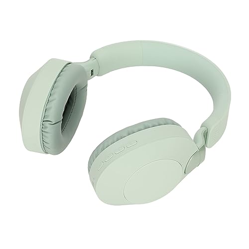 Gaming-Headset mit Dual-, 40-mm-Treibern und 14 Stunden Laufzeit, Faltbares Design für Konsolen und PC, HiFi-Sound mit Mikrofon – Blau (Green) Bild 5