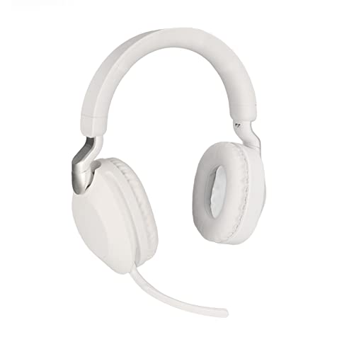 Gaming-Headset mit Dual-, 40-mm-Treibern und 14 Stunden Laufzeit, Faltbares Design für Konsolen und PC, HiFi-Sound mit Mikrofon – Blau (White) Bild 1