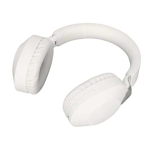 Gaming-Headset mit Dual-, 40-mm-Treibern und 14 Stunden Laufzeit, Faltbares Design für Konsolen und PC, HiFi-Sound mit Mikrofon – Blau (White) Bild 2