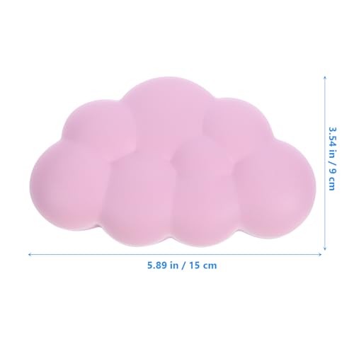 Cabilock Ergonomische Cloud förmige Maus handgelenkauflage aus Memory schaum Weiches Maus handgelenkstützkissen für Büro Gaming und Computer Rutschfestes Bequemes Handgelenkspolster in Bild 3