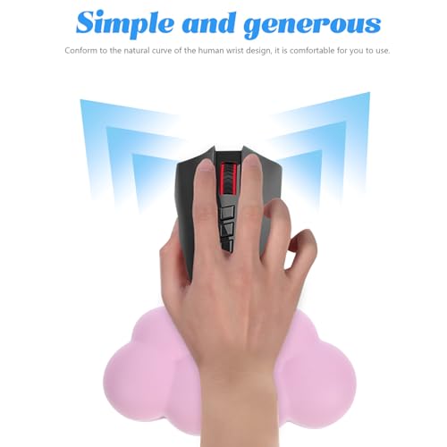 Cabilock Ergonomische Cloud förmige Maus handgelenkauflage aus Memory schaum Weiches Maus handgelenkstützkissen für Büro Gaming und Computer Rutschfestes Bequemes Handgelenkspolster in Bild 6
