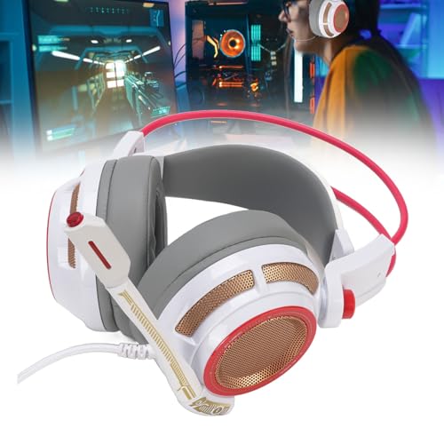 Fabater Headset 7.1 Surround Sound USB-Kopfhörer LED-Licht-Kopfhörer für Gaming, USB-Gaming-Headset für Gamer Bild 4
