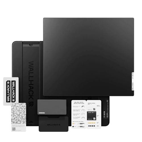Wallhack SP-005 Glas Gaming Mauspad – Speed Surface für Esports, großes Mauspad ultra-gleitfähiges Low-Friction Tracking, gehärtetes Glas, flaches ergonomisches Profil inkl. Carry Case |Skypad Schwarz Bild 1