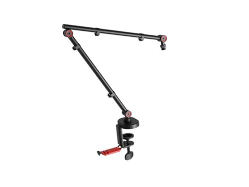 Genesis Thulium 500 Mikrofonarm – Gaming-Style & Streaming-Qualität, Universell Kompatibel mit 99% Mikrofonen, Belastbar bis 1 kg, Einstellbar, Mit 5/8" & 1/4" Adapter, Kabelclips und Headset-Halter Bild 6