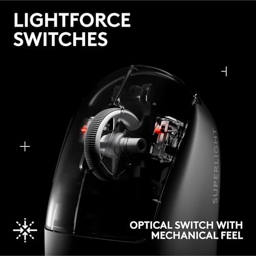 Logitech G PRO X Superlight 2 SE drahtlose Gaming-Maus, 60 g, Profi-Maus mit 5 programmierbaren Tasten, 44K DPI-Sensor, 88+ IPS, 1kHz, USB-C Ladung bis Bild 5