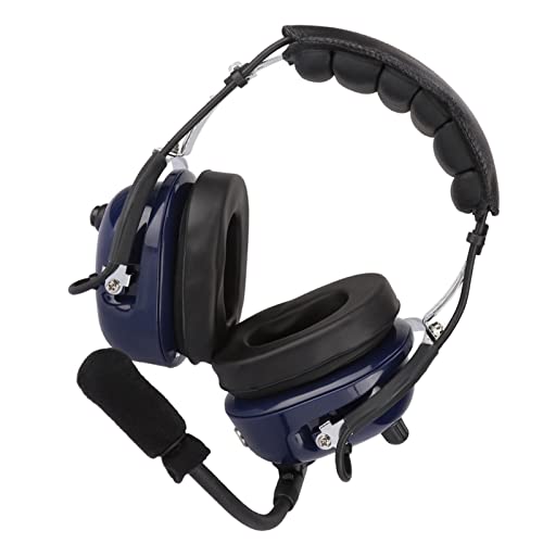 Akozon Allgemeine Luftfahrt-Headset, Dual-Plug-Pilotenkopfhörer mit 3,5 Mm Rauschunterdrückung für Piloten Bild 3