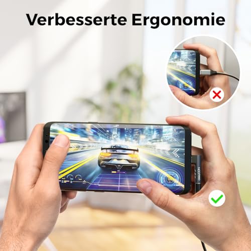 deleyCON USB C auf Klinke 3,5mm Audio Adapter für Kopfhörer/Musik/Telefonieren/Mikrofon - Handy, Smartphone, Tablet, Headset, Lautsprecher - für iPhone 17 16 15, iPad, Galaxy S26 S25 S24 A16 A56 Bild 5
