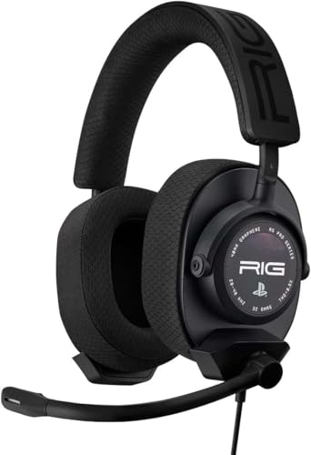 Sony R5 Pro HS Kabelgebundenes Gaming-Headset, Schwarz, offiziell lizenziert für PS5, PS4-kompatibel. Kabelgebundenes Headset mit 3,5-mm-Klinkenstecker. Bild 3
