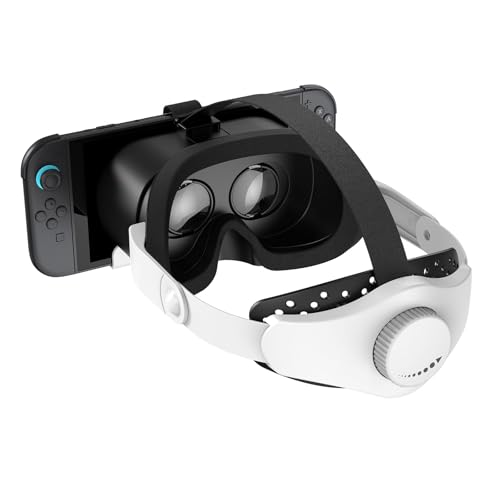 VR Headset für Nintendo Switch 2 (2025) Verbesserte Virtual Reality VR Brille 3D Brille mit Pupillen- und Objektabstand Einstellbare HD-Objektive und komfortables Elite Edition Kopfband Bild 1