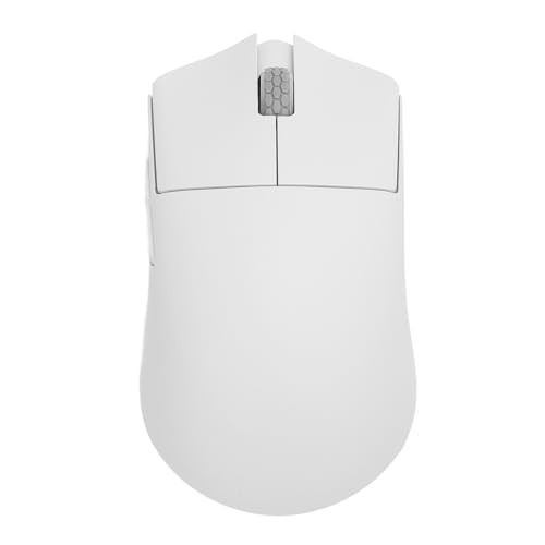 WINH Gaming Maus, ergonomische Maus, 30.000 DPI, Auflösung 55 G, leichtes Design, 2,4 g, USB-C-Modus BT5.0, für PC, Laptop, Weiß Bild 4