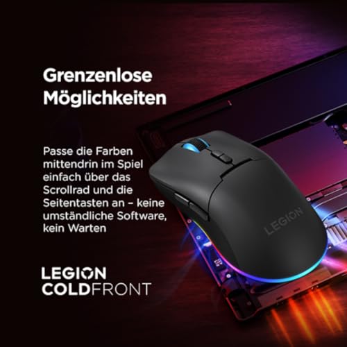 Lenovo Legion M220 Wireless Gaming Maus | RGB Farben Bild 2