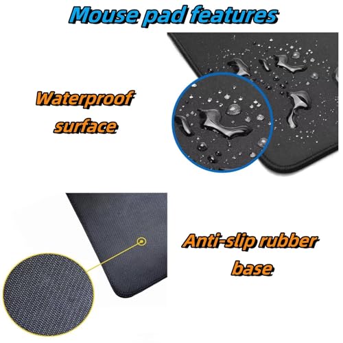 Mauspad Frau Mauspad xxl 100x50x0.3cm Wasserdicht Mousepad Antirutsch Gummibasis Schreibtischunterlage für Büro Gaming, Mouse Pad Blume für Pc Gaming Maus Tastatur Kabellos Laptop Herbstdeko DBYH-0170 Bild 6