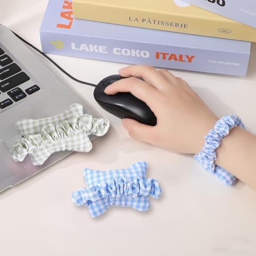 2 Pcs Ergonomische Maus-Handgelenkauflage, Mouse Wrist Rest, Handauflage Tastatur, Handballenauflage Tastatur, Weiche Handgelenkstütze Für Laptop, Computer, Schreibtisch, Bürobedarf Bild 2