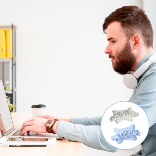 2 Pcs Ergonomische Maus-Handgelenkauflage, Mouse Wrist Rest, Handauflage Tastatur, Handballenauflage Tastatur, Weiche Handgelenkstütze Für Laptop, Computer, Schreibtisch, Bürobedarf Bild 6
