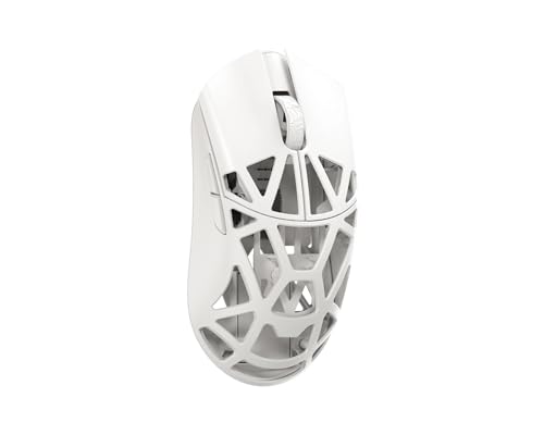 wlmouse Beast X Mini Pro - Magnesium Gaming-Maus, ultraleicht, 36 g, Solid Sides, 125-8000 Hz, Optische Omron-Schalter, 8 K Dongle inklusive (weiß) Bild 1