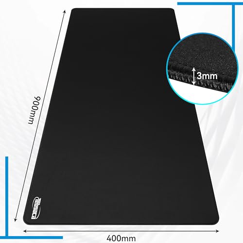 Black Gaming Mousepad, 900x400mm XXL Desk Mat, Dominator Pro, Maximize Precision, Control, and Speed Bild 4