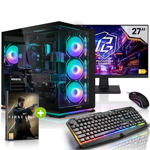 Aurum Komplett Set Gaming PC Intel Core i9-12900KF • 27" Monitor • GeForce RTX5060Ti 16GB • 32GB DDR5 • 1TB M.2 SSD • Windows 11 • Wasserkühlung • Tastatur • Maus pc Gaming komplettpaket Bild 2