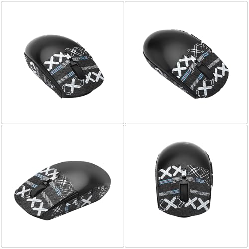 Mouse Grip Tape, Gaming Maus Zubehör Griffband Schweißabsorbierend Extrem Rutschfest Ultradünn Selbstklebend und Rückstandsfrei, Grip Tape Set kompatibel für Logitech G PRO X Superlight 2 Bild 3