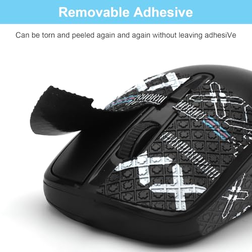Mouse Grip Tape, Gaming Maus Zubehör Griffband Schweißabsorbierend Extrem Rutschfest Ultradünn Selbstklebend und Rückstandsfrei, Grip Tape Set kompatibel für Logitech G PRO X Superlight 2 Bild 4