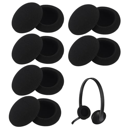 6 PCS Ersatz Ohrpolster für Sennheiser Kopfhörer – Atmungsaktiver Schaumstoff, Kompatibel mit PC-Serien und weiteren passenden Modellen Bild 1