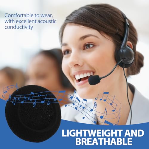 6 PCS Ersatz Ohrpolster für Sennheiser Kopfhörer – Atmungsaktiver Schaumstoff, Kompatibel mit PC-Serien und weiteren passenden Modellen Bild 5