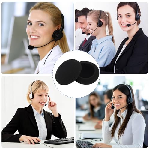 6 PCS Ersatz Ohrpolster für Sennheiser Kopfhörer – Atmungsaktiver Schaumstoff, Kompatibel mit PC-Serien und weiteren passenden Modellen Bild 6