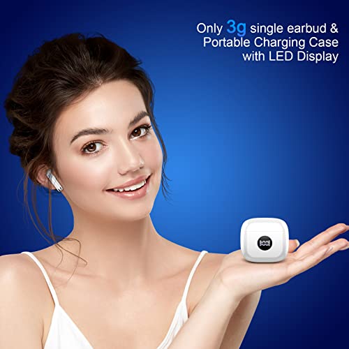 Jxrev Wireless Earbuds, Bluetooth 5.4 Kopfhörer Deep Stereo In Ear Ohrhörer mit ENC Noise Cancelling Mikrofone, 40H Wiedergabe Ohrstöpsel mit Mini-Hülle, IP7 Wasserdichtes Headset mit LED-Display Bild 6