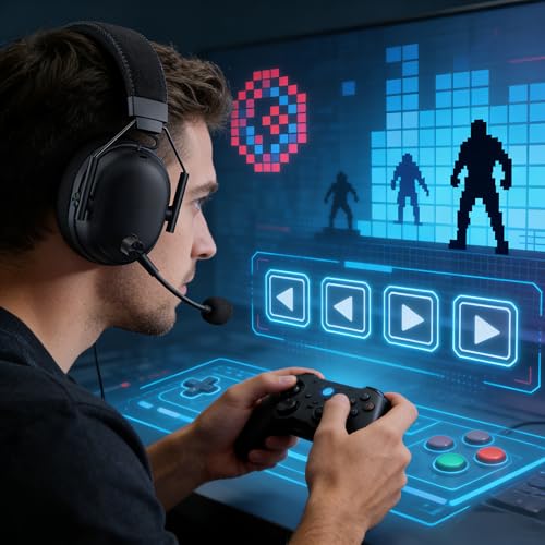 BlackShark V3 Kühlgel-Ohrpolster und Mikrofon-Schaumstoff-Ersatz-Ohrpolster, kompatibel mit Razer BlackShark V3 / V3X Wireless ANC Gaming-Headset (nicht passend für Razer BlackShark V3 Pro) Bild 5