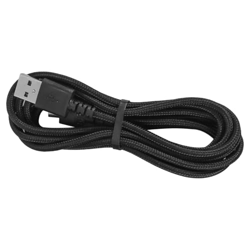 USB-Ladekabel, nylonummantelt, 2 Meter, kompatibel mit der kabellosen Razer V2 Gaming-Maus Bild 1