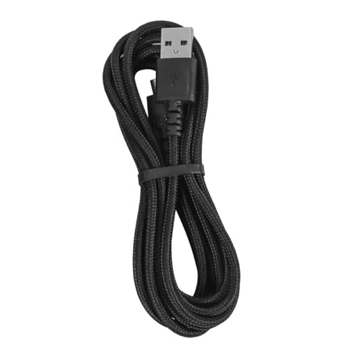 USB-Ladekabel, nylonummantelt, 2 Meter, kompatibel mit der kabellosen Razer V2 Gaming-Maus Bild 2