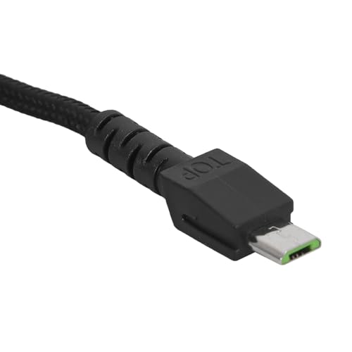 USB-Ladekabel, nylonummantelt, 2 Meter, kompatibel mit der kabellosen Razer V2 Gaming-Maus Bild 5