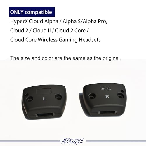 Cloud Alpha Scharnierklemmen – Ersatz-Scharnier-Seitenschnallen für HyperX Cloud Alpha/Alpha S/Alpha Pro, Cloud 2/Cloud II/Cloud 2 Core/Cloud Core Wireless Gaming Headsets (links + rechts) Bild 5