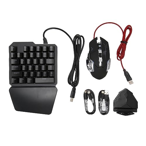 Generic Gaming-RGB-Tastatur-Maus-Konverter-Set für, Kabellose Kabelgebundene Kombination für PUBG, Tragbarer Mobiler Spieleadapter für Telefon Bild 6