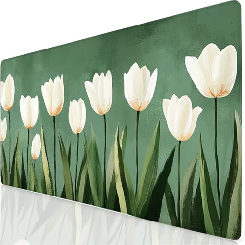 Gaming Mauspad Grün Mauspad XXL 120x60cm Mousepad Anlage Schreibtischunterlage mit Anti Rutsch Basis Mouse Pad, Wasserdicht und Rutschfest Desk Mat für Tastatur und Maus, Laptop & PC, Geschenke YG-585 Bild 1