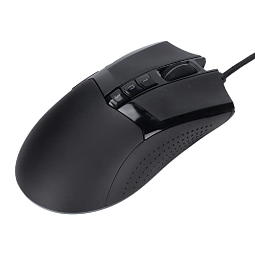 Kabelgebundene Gaming-Maus mit flexiblen Tasten, ergonomische kabelgebundene RGB-Maus für Spiele auf PC, verstellbarer optischer Sensor 10.000 DPI, RGB-Beleuchtung 15 Zonen für eine Bild 5