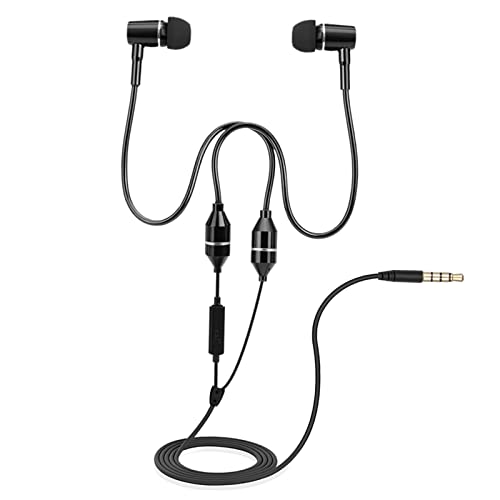 Strahlungsfreier Anti-Strahlungs-Kopfhörer, Komfortables Musik-Headset für Smartphones, Tablets, Schwarz Bild 4