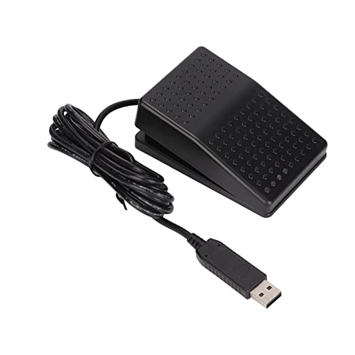 USB-Fußschalter, Einzelpedal, mechanischer Schalter, programmierbare Tastatur, Maus, Gerät für Gaming, Transkription und Büroarbeit, ABS-Material, 2 m Kabellänge Bild 1