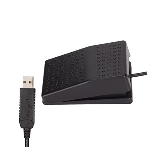 USB-Fußschalter, Einzelpedal, mechanischer Schalter, programmierbare Tastatur, Maus, Gerät für Gaming, Transkription und Büroarbeit, ABS-Material, 2 m Kabellänge Bild 7