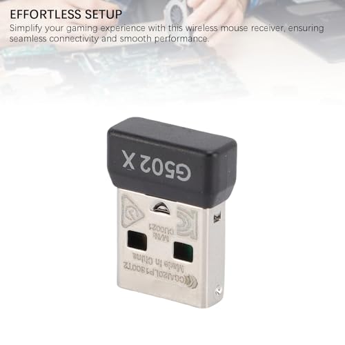 USB-Dongle-Mausempfänger, Stabile Verbindung, Kompakt, Tragbar, für Kabellose Gaming-Maus Bild 3