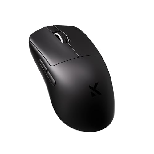 MCHOSE L7 Ultra+ Gaming Maus Kabellos, Ultraleicht, Ergonomisch, 42.000 DPI, PAW3950, Optical Switch, 20000 FPS, Dual 8K Polling, ultraschnellem 8K-Empfänger, 3-Modus-Verbindung, PC/MAC, Schwarz Bild 1