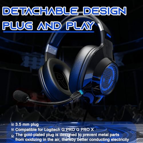 Ersatz Gaming Mikrofon für G PRO/G PRO X Kabellose Gaming Headsets, Abnehmbares Mic mit 3,5 mm Vergoldetem Stecker Noise-Cancelling, Kompatibel mit Verschiedenen Gaming Headsets Bild 4
