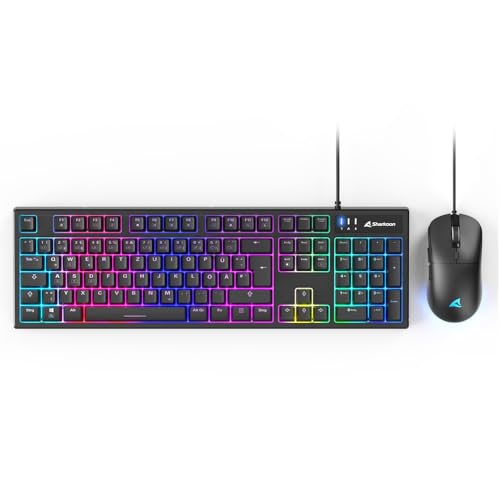 Sharkoon Skiller SGB15 Combo, RGB Gaming Keyboard & Gaming Maus Bild 2
