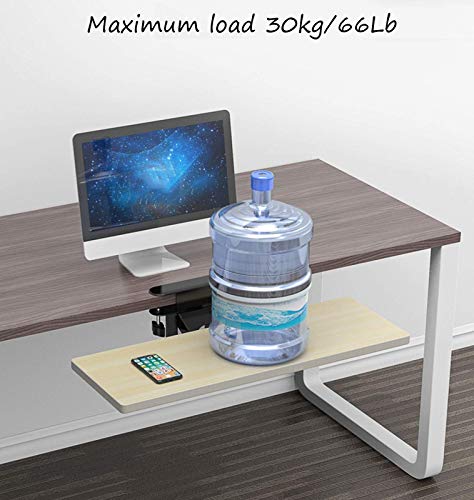 Schreibtischverlängerung und Tastaturständer, verstellbare Untertischaufbewahrung für Computer-Tastatur und Maus, platzsparende Schublade, perfekt für Heimbüro und Gaming-Setup Bild 2